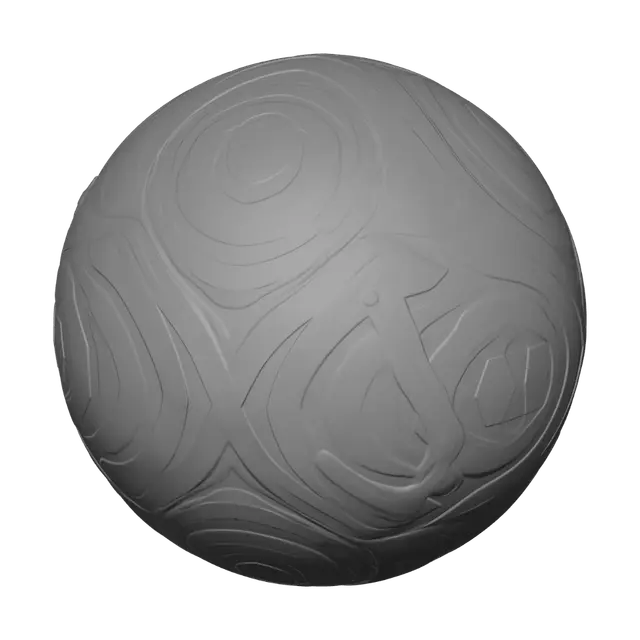 3D model for Golden Orbit Soccer Ball