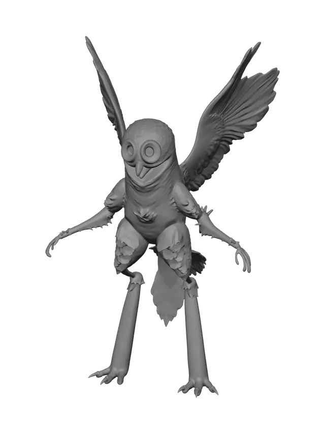 3D model for Realistic Owl 99 Nights In The Forest