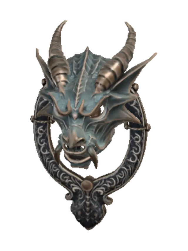 3D model for Ringed Dragon Mask