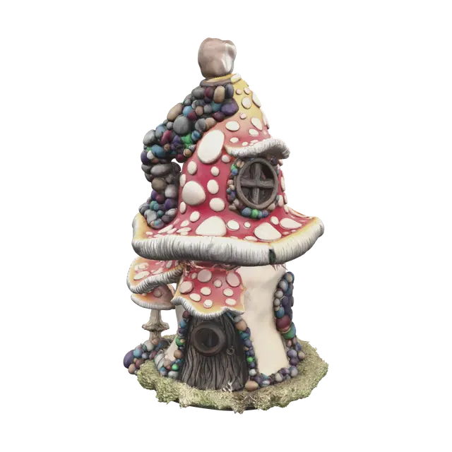 3D model for Weathered Cartoon House