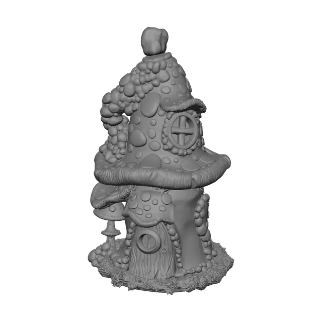 3D model for Weathered Cartoon House