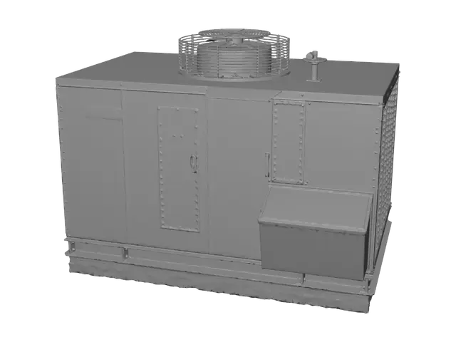 3D model for Frick Rooftop Refrigeration Unit