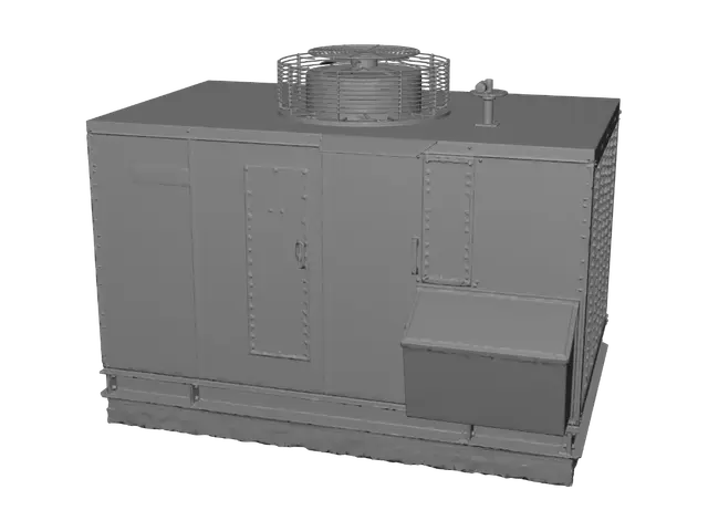 3D model for Frick Rooftop Refrigeration Unit