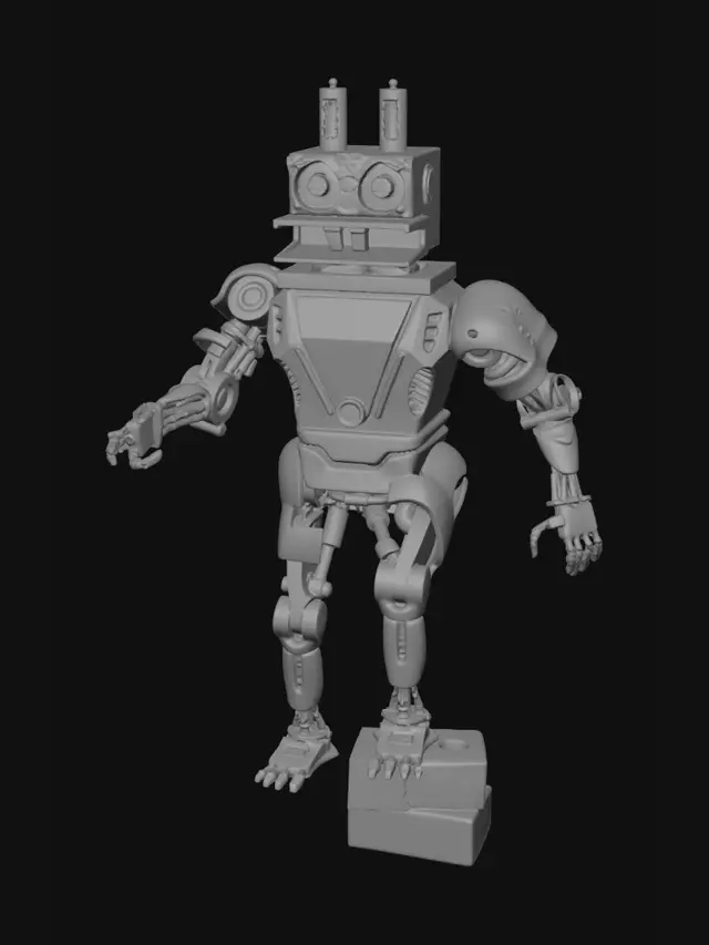 3D model for Blockhead Bot