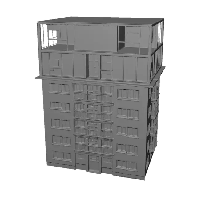3D model for Glass Facade Tower