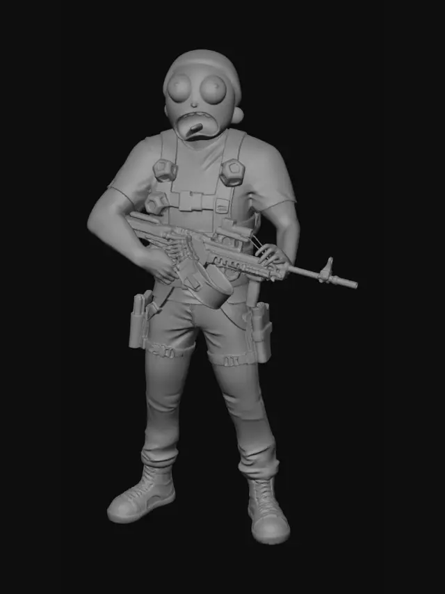 3D model for Morty Battle Gear