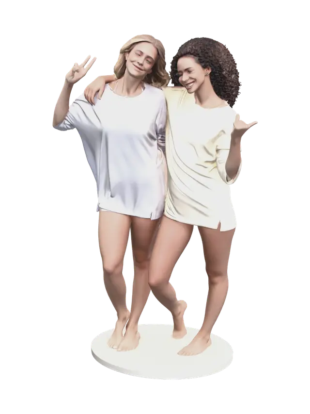 Low-Poly T-Shirt - Mockup 3D model, AI generated
