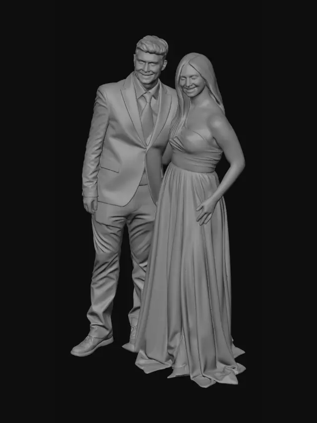 3D model for Glamour at the Gala