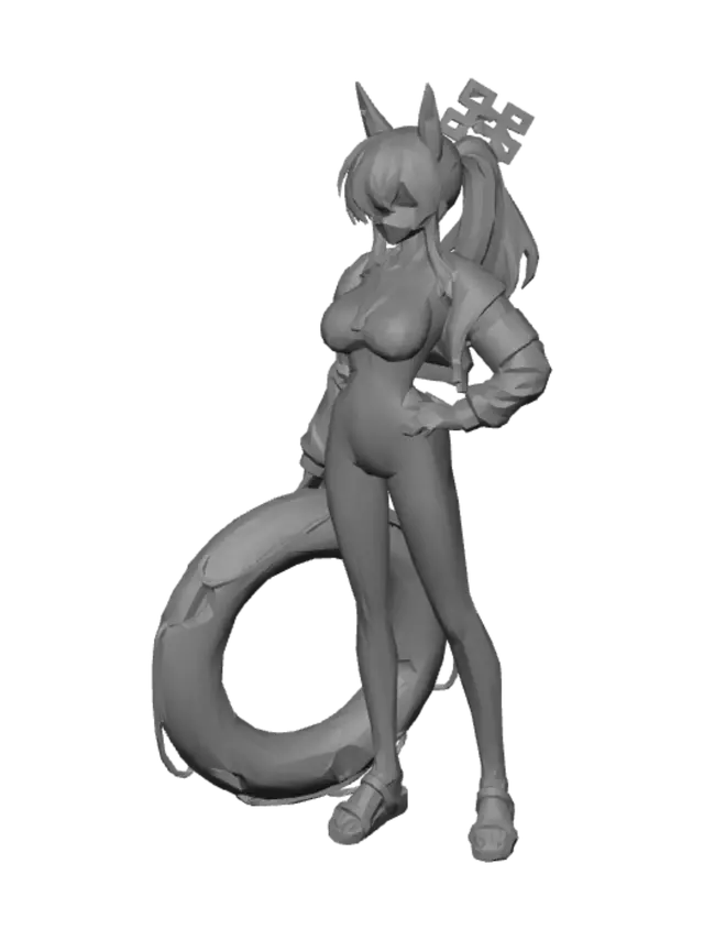 3D model for Kitsune Lifeguard
