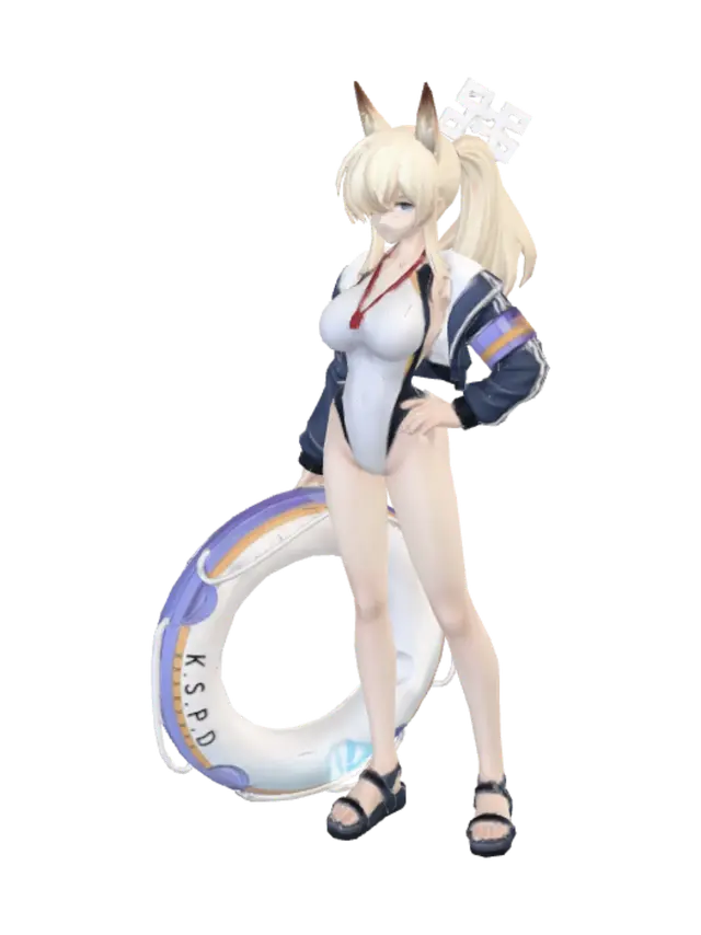 3D model for Kitsune Lifeguard
