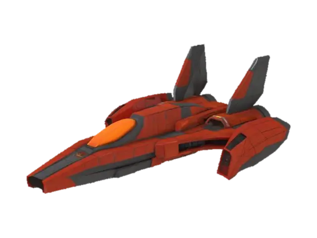 Starlight Raider - Interstellar 3D model, vytvořený pomocí AI