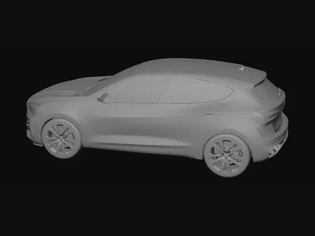 3D model for Fais moi un art mural à imprimer avec une imprimante 3D d'une BMW Série 1 de 2023