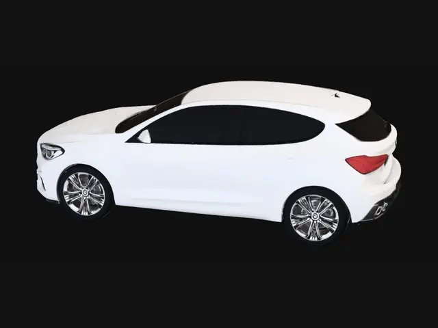 3D model for Fais moi un art mural à imprimer avec une imprimante 3D d'une BMW Série 1 de 2023