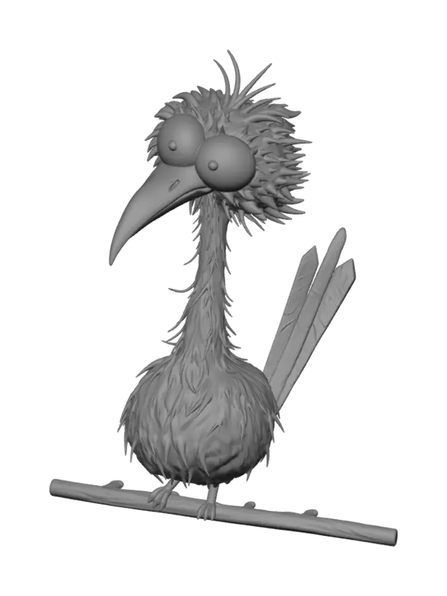 3D model for The Confused Bird