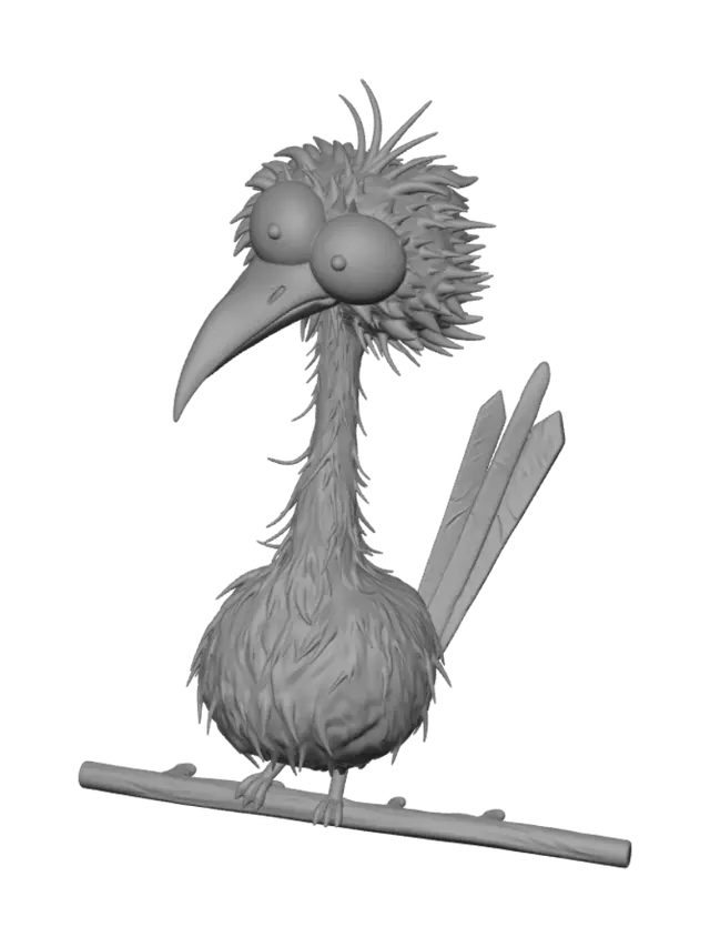 3D model for The Confused Bird