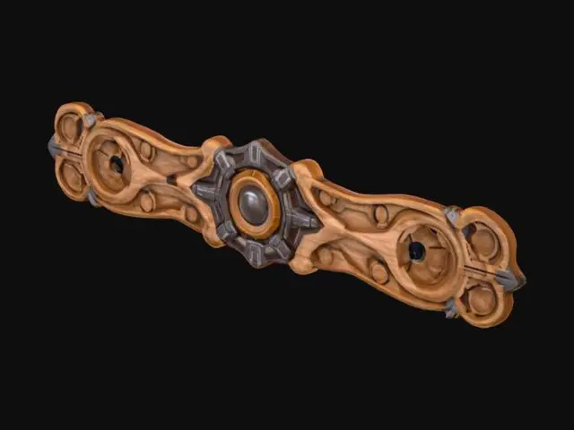 3D model for Generate a 3D model of a long, horizontal wooden ornament inspired by the Marvel Iron Man Arc Reactor.
- Central motif: Iron Man Arc Reactor core, futuristic, sci-fi, with geometric high-tech details.
- Shape: Elongated design for placement above a fireplace mantel.
- Ornament flow: From the central Arc Reactor, extend into symmetrical, flowing, ornamental curves on the left and right sides, inspired by tribal and baroque carvings.
- Ends: Smooth, decorative, curling shapes (schnörkelig) to give an elegant wood-carving look.
- Style: Wooden carved ornament, detailed but optimized for 3D printing.
- Output: STL file, printable.
