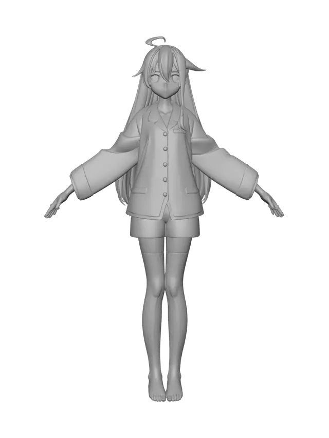 3D model for Midnight Pajama Star