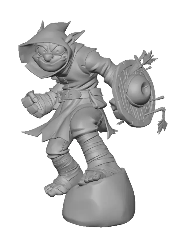 3D model for Goblin Sharpshooter