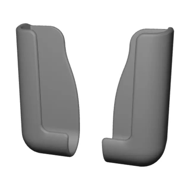 3D model for Fiat door handle trim set