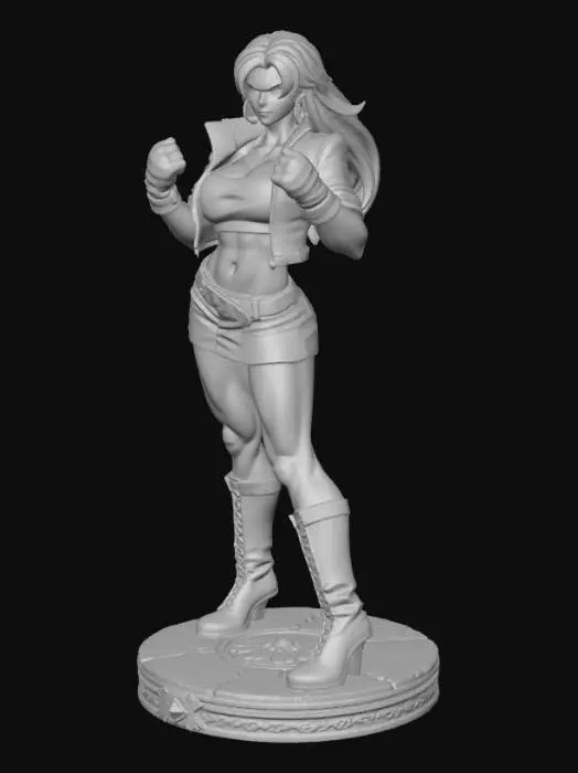3D model for Crimson Fury