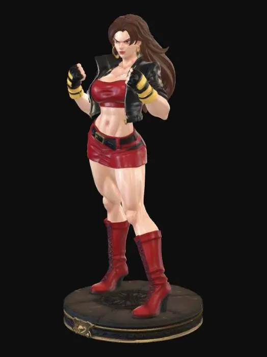 3D model for Crimson Fury