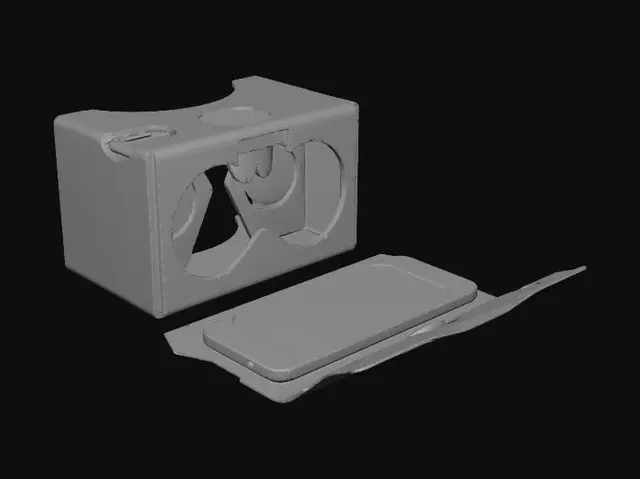 3D model for DIY Cardboard VR Headset