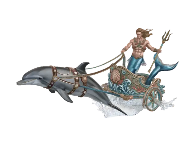 3D model for Poseidon's Dolphin Chariot