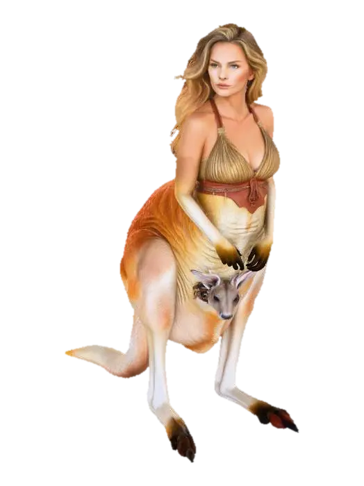 Kangaroo Fusion 3D model, vytvořený pomocí AI