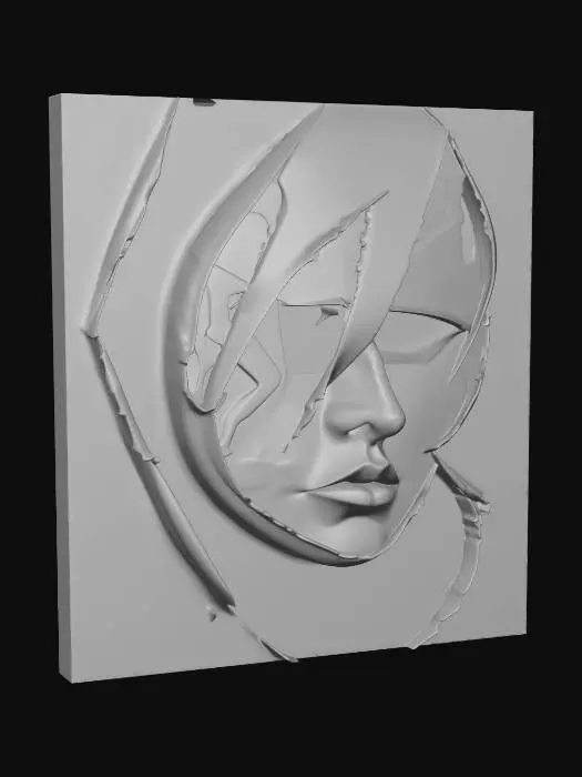 3D model for Fractured Portrait