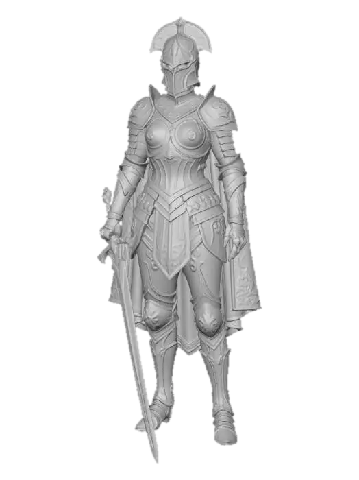 3D model for Dawnbringer Knight
