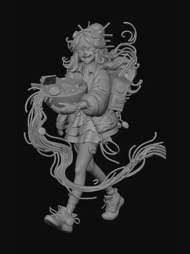 3D model for Ramen Love Adventure