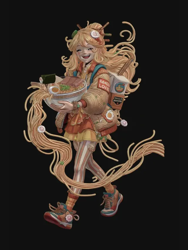 3D model for Ramen Love Adventure