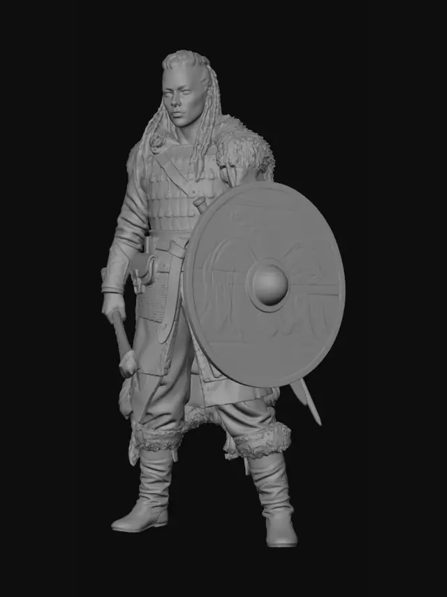 3D model for Shieldmaiden of the North