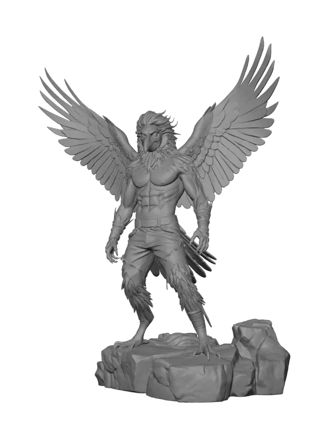3D model for Ravenlord of the Peak