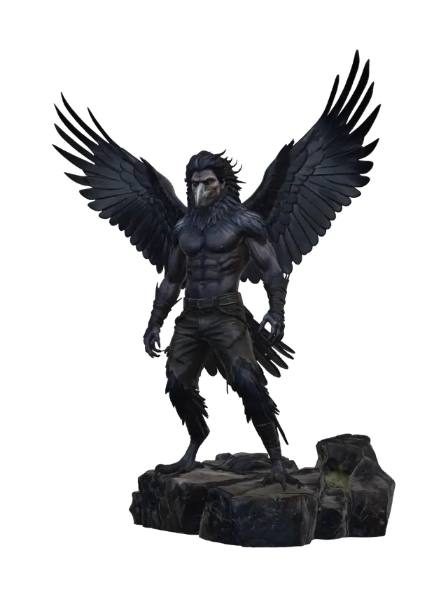 3D model for Ravenlord of the Peak