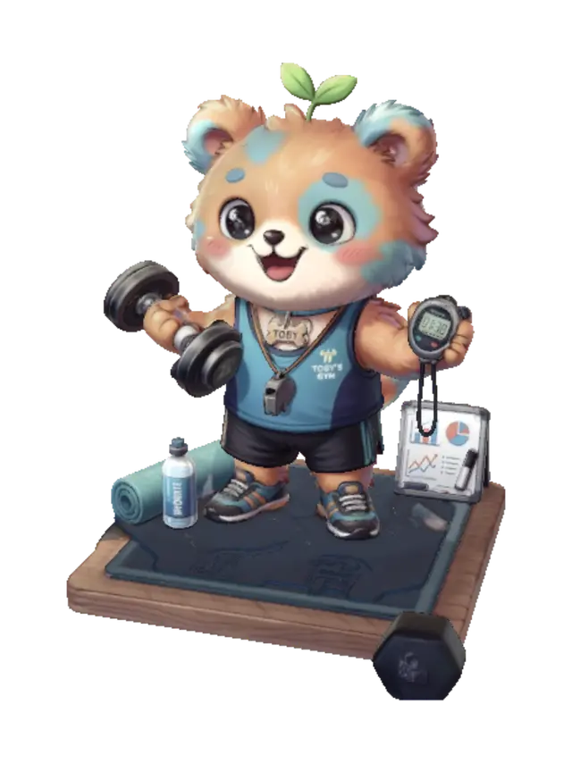 3D model for Toby the Gym Pup