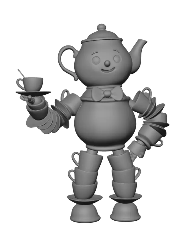 3D model for Whimsical Teapot Automaton