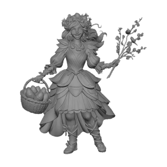 3D model for Easter Blossom Fairy, #EasterEgg2026#