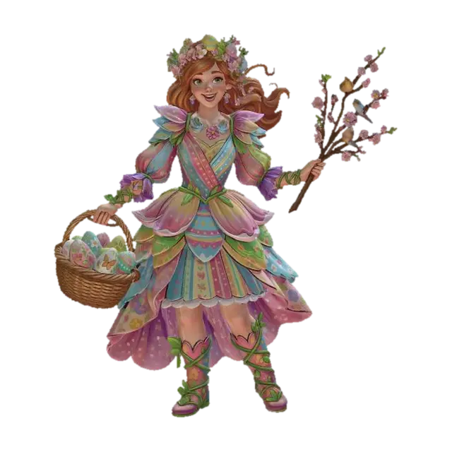 3D model for Easter Blossom Fairy, #EasterEgg2026#