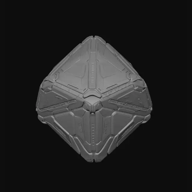 3D model for Quantum Glyph Orb
