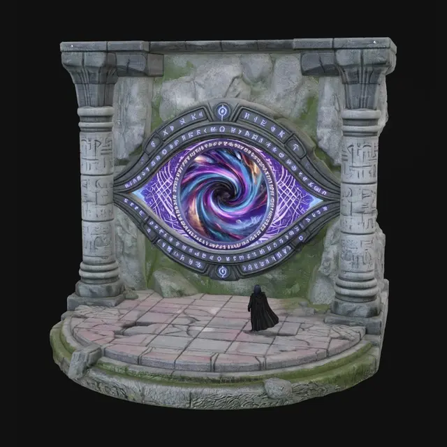 3D model for Celestial Runic Gate