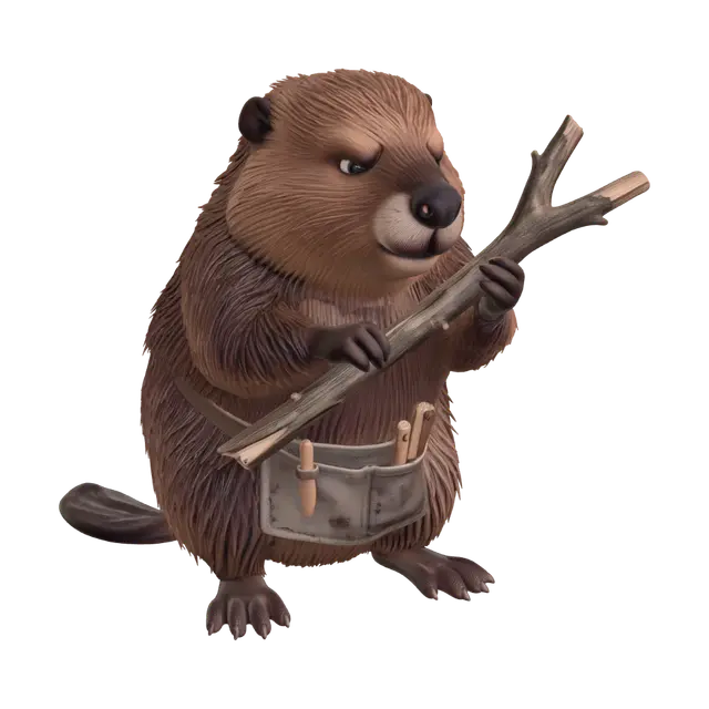 3D model for Timber Tinker Beaver