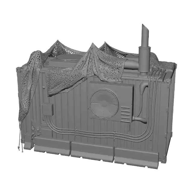 3D model for Camouflaged Field Power Generator