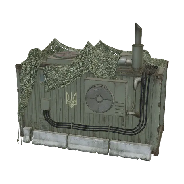 3D model for Camouflaged Field Power Generator