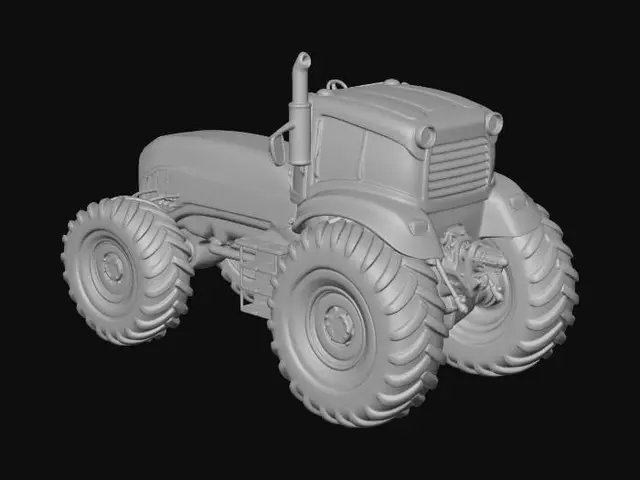 3D model for 拖拉机