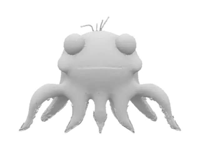 3D model for Squidly Mike, #SketchTo3D#