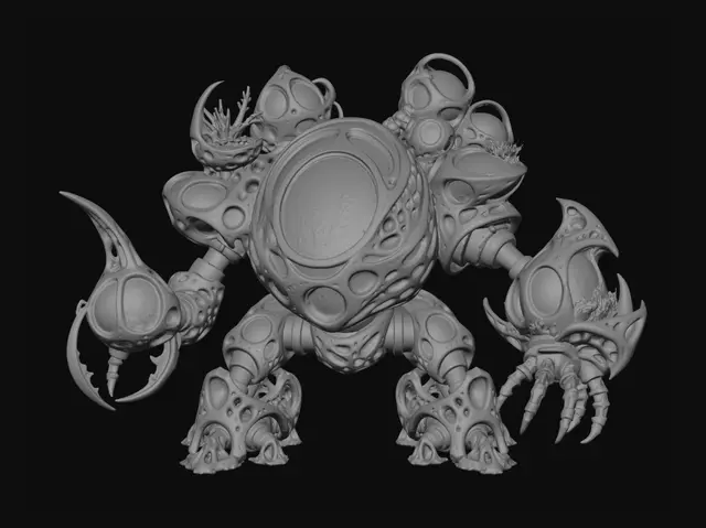 3D model for Nebula Lattice Colossus