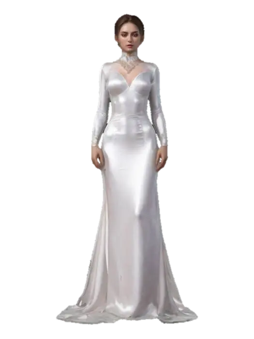 3D model for female elegant, slim tall body, empty hands along the body, elegantly dressed evening wear, pretty face in high detail, small ornaments on the body, extremely details, high resolution texture, epic stance, #women#