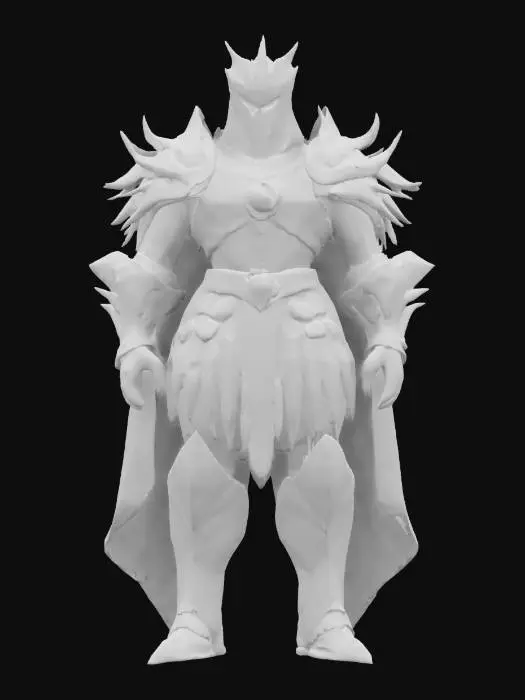 3D model for fantasy cosmic ice knight, massive tall body, elegant transparent armor all over the body, unknown markings on the armor, extremely detailed, high resolution texture, epic stance
