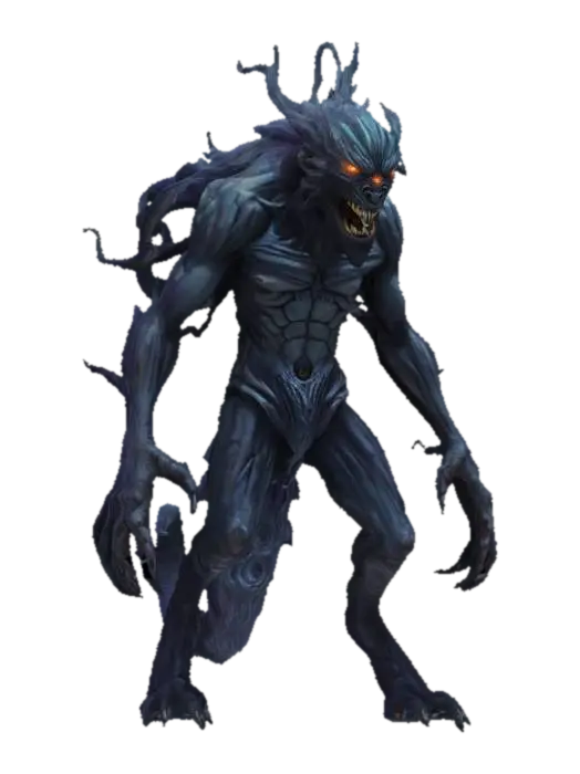 dark matter of the universe transformed into a monster, extremely detailed, high… 3D model, vytvořený pomocí AI
